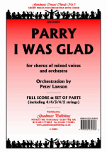 I Was Glad (Orch Lawson) Pack: Orchestra: Score and Parts