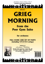 Edvard Grieg: Morning from Peer Gynt: Orchestra