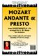 Wolfgang Amadeus Mozart: Andante And Presto: Orchestra: Score and Parts