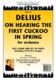 Delius, Frederick : Livres de partitions de musique