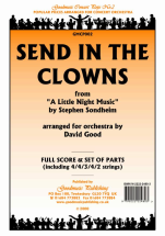 Sondheim: Send In The Clowns: Orchestra: Score and Parts
