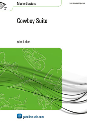 Alan Laken: Cowboy Suite: Fanfare Band: Score