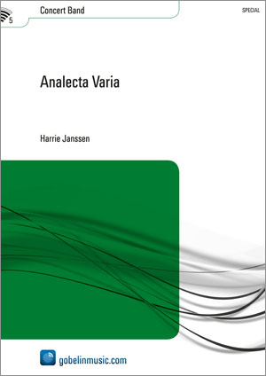 Harrie Janssen: Analecta Varia: Concert Band: Score