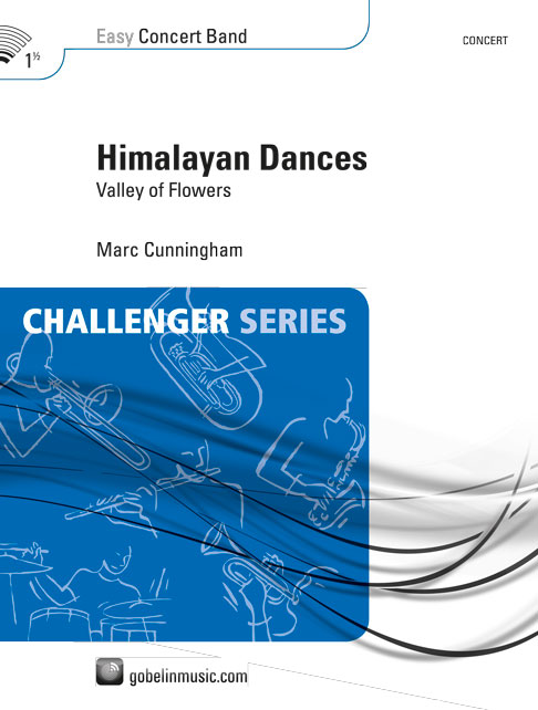 Marc Cunningham: Himalayan Dances: Concert Band: Score & Parts