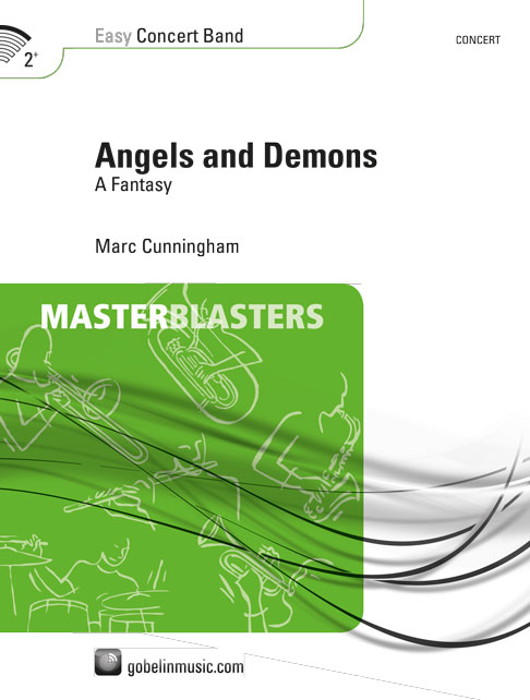 Marc Cunningham: Angels and Demons: Concert Band: Score & Parts
