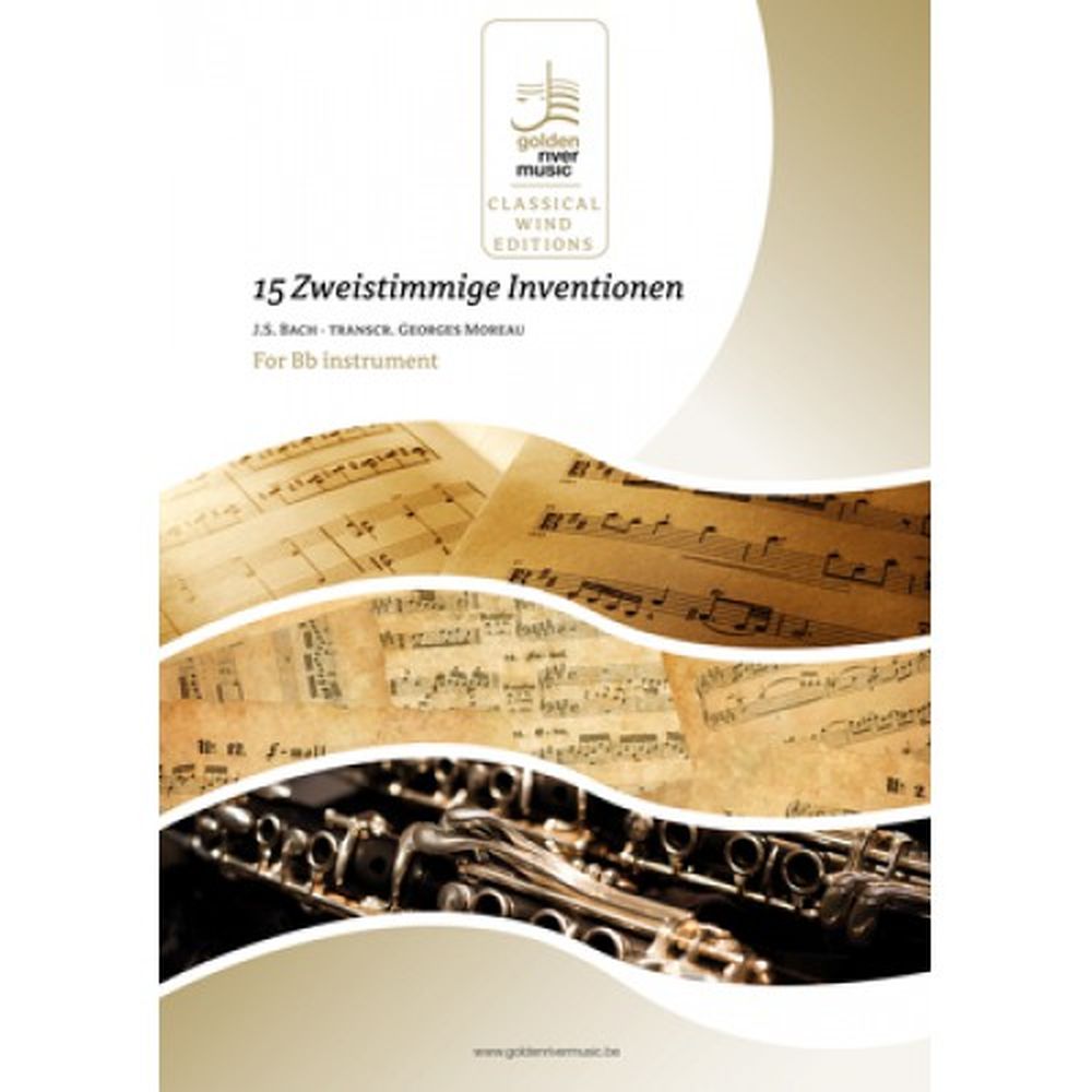 Johann Sebastian Bach: 15 Zweistimmige Inventionen - Bb Instrument: Instrumental