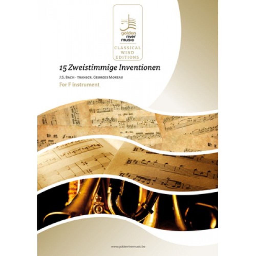 Johann Sebastian Bach: 15 Zweistimmige Inventionen - Bb Instrument: Instrumental