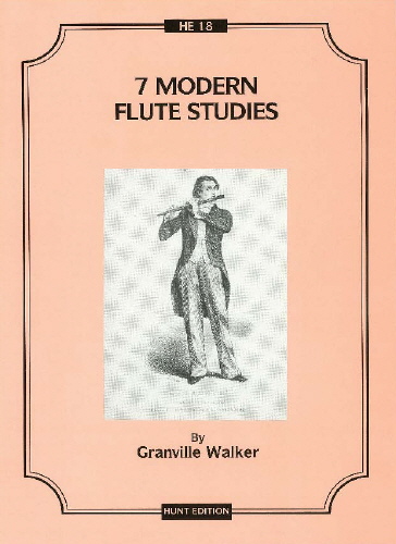 G. Walker: 7 Modern Flute Studies: Flute: Study
