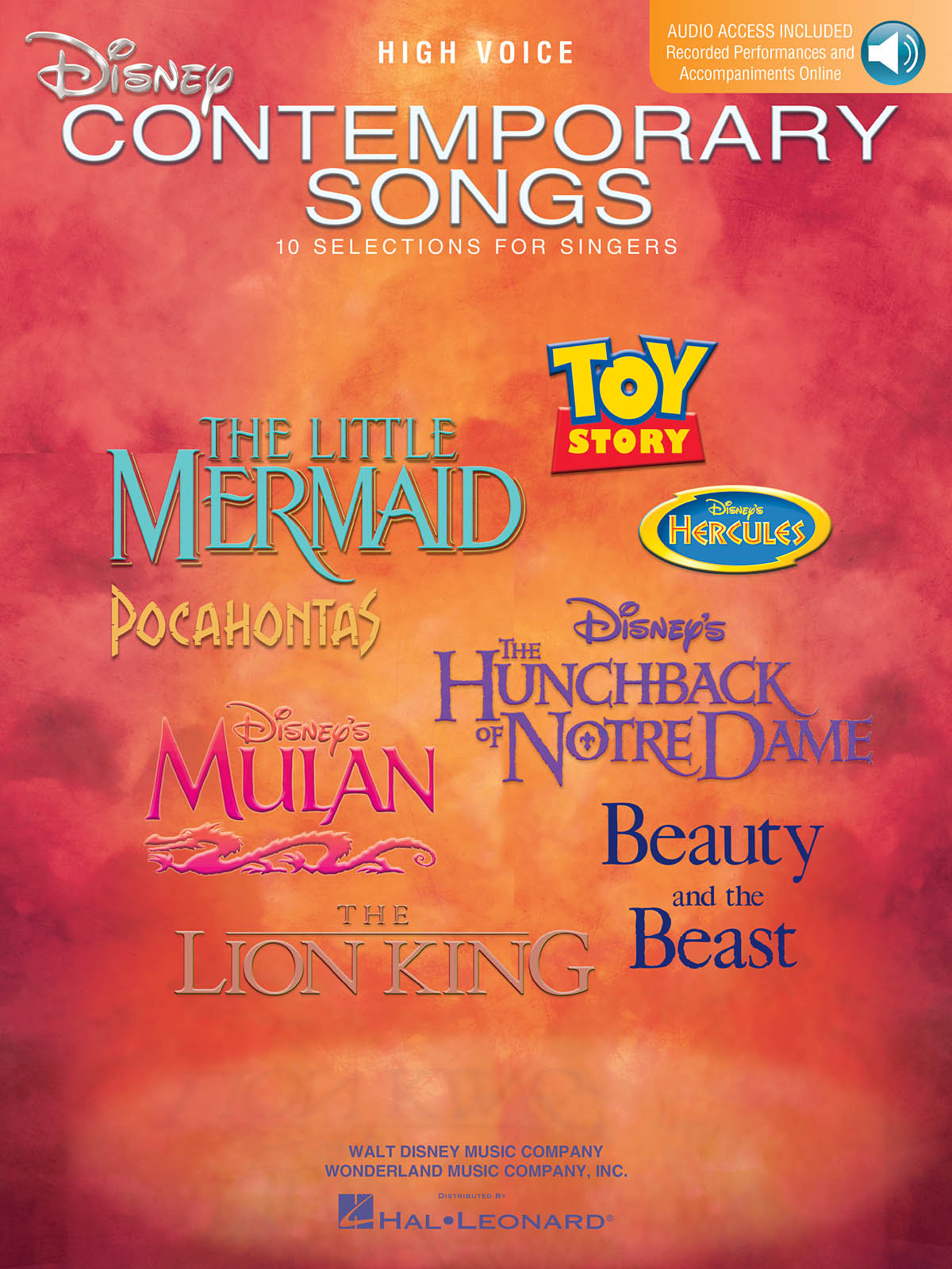 Disney Contemporary Songs: Vocal and Piano: Vocal Album