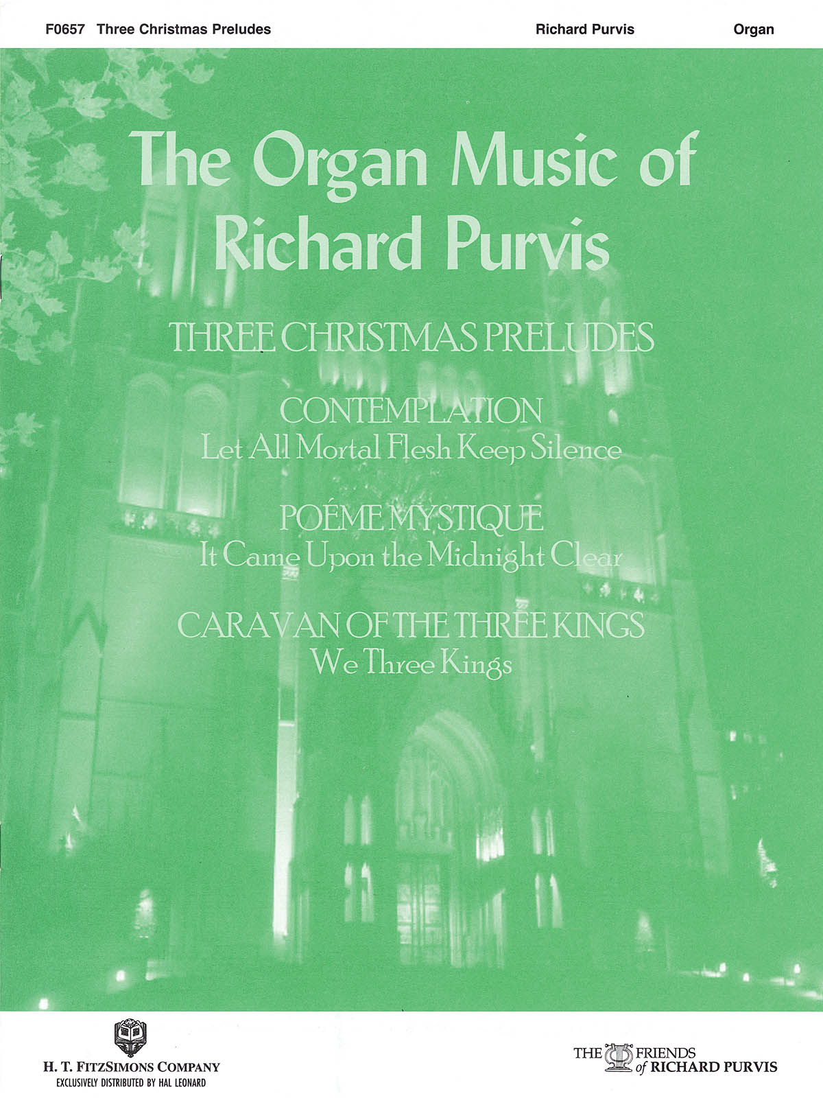 Richard Purvis: Three Christmas Preludes: Organ: Instrumental Album