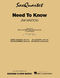 Jim Hartog: Need to Know: Saxophone Ensemble: Score & Parts