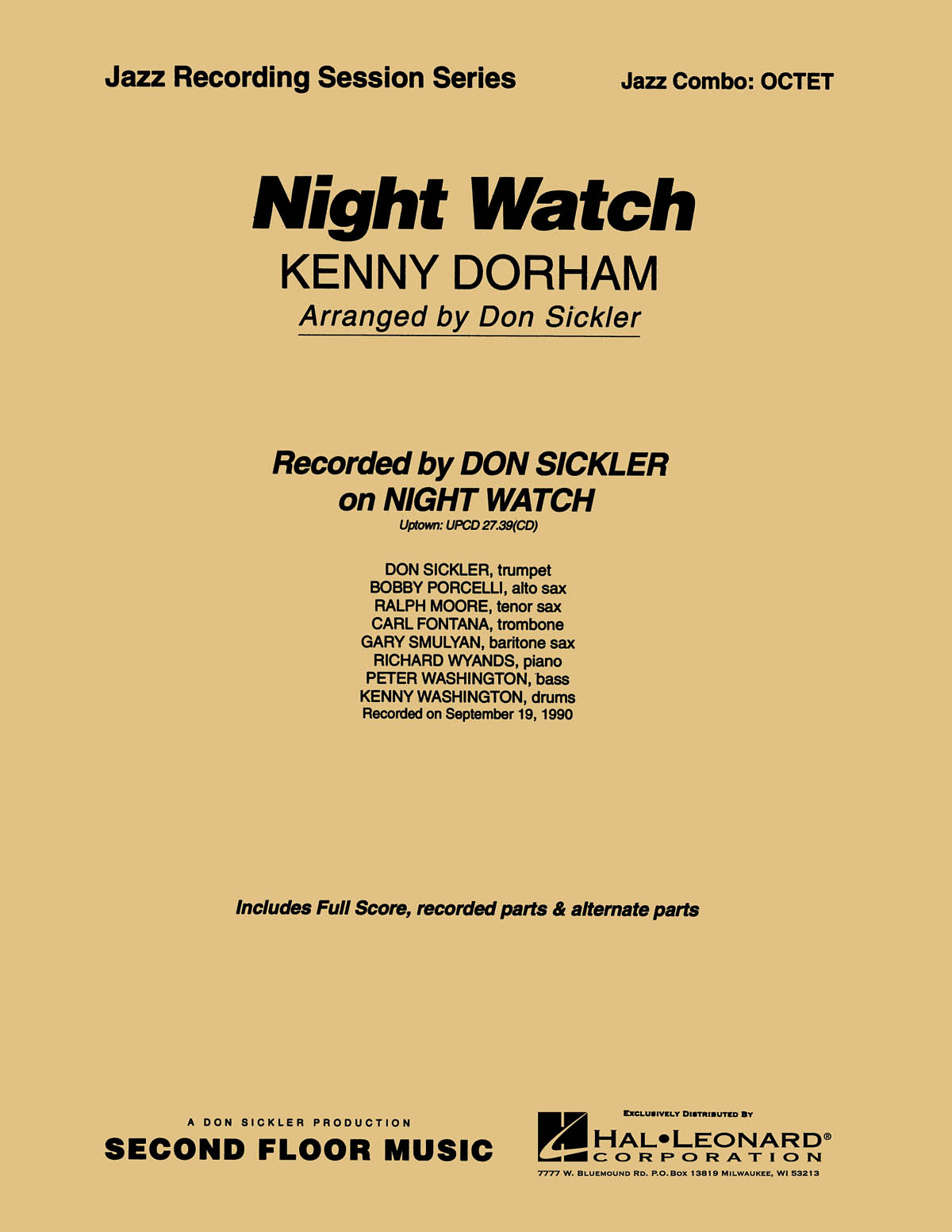 Kenny Dorham: Night Watch: Jazz Ensemble: Score & Parts