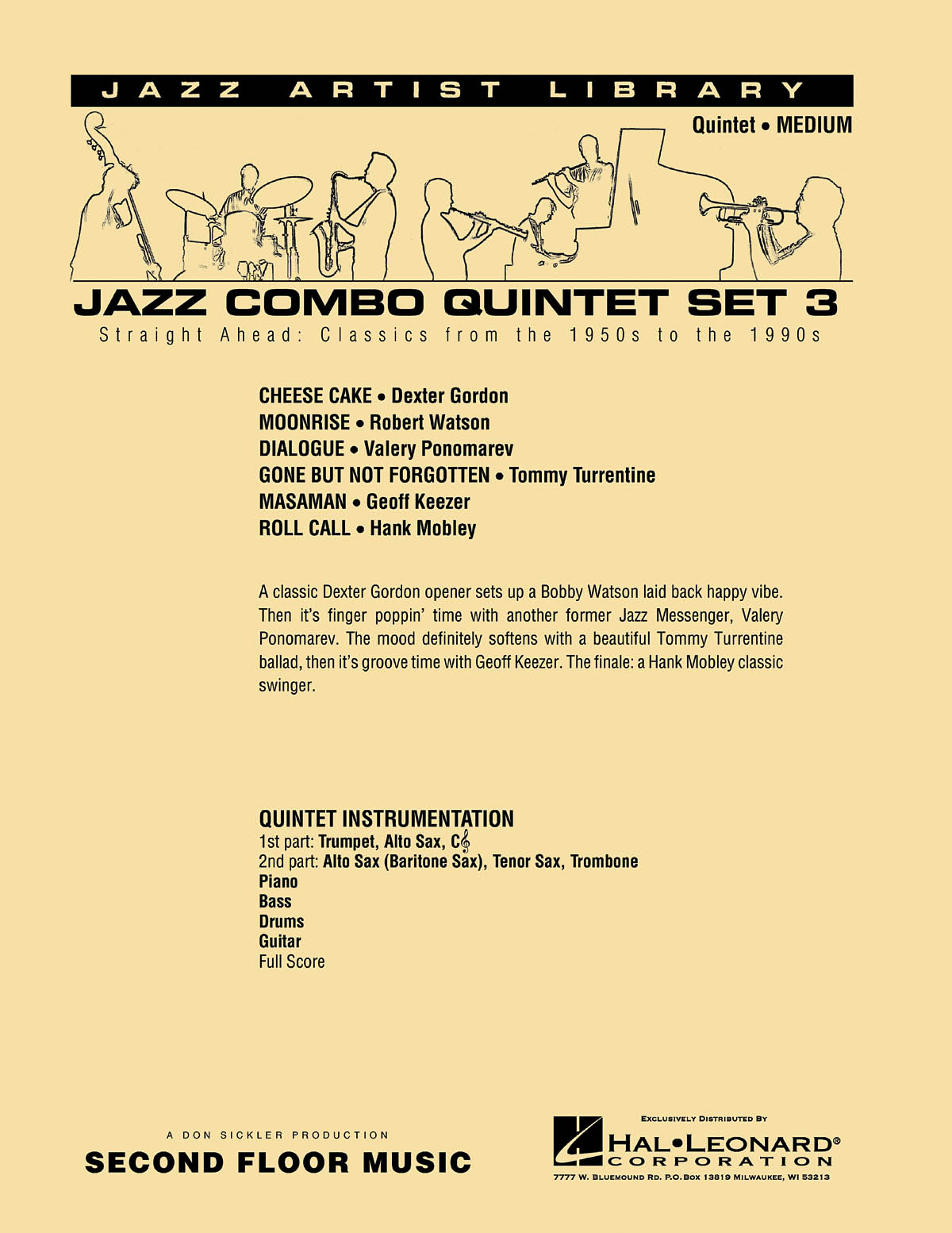 Quintet Set 3: Jazz Ensemble: Score & Parts
