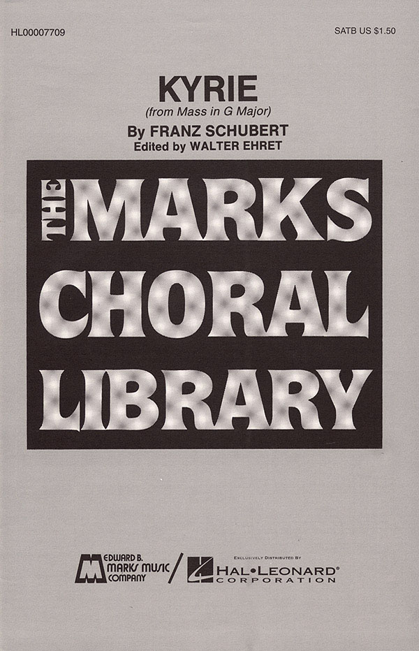 Franz Schubert: Kyrie: SATB: Vocal Score