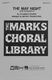 Johannes Brahms Ludwig Hölty Richard Griffith: The May Night: Mixed Choir a