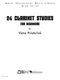 Victor Polatschek: 24 Clarinet Studies for Beginners: Clarinet Solo: