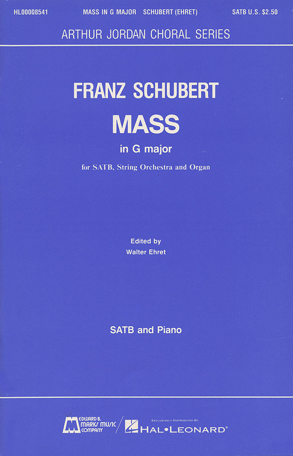 Franz Schubert: Mass in G Major: Mixed Choir a Cappella: Vocal Score