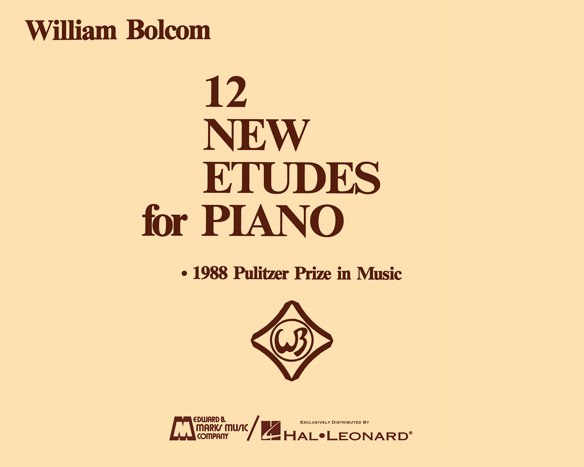 William Bolcom: 12 New Etudes for Piano: Piano: Instrumental Album