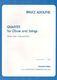 Bruce Adolphe: Quartet for Oboe & Strings: String Trio: Full Score