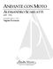 Alessandro Scarlatti: Andante Con Moto: Tenor Saxophone and Accomp.: