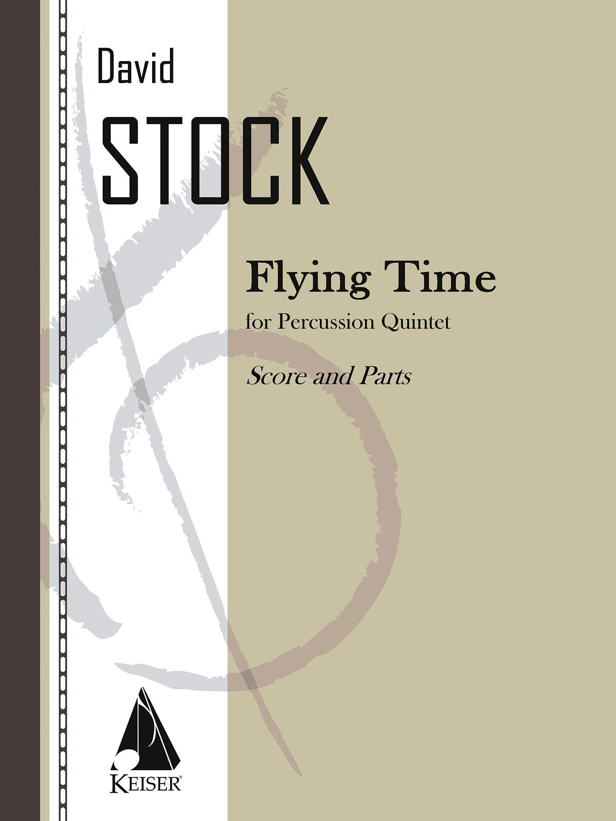 David Stock: Flying Time: Percussion Ensemble: Score and Parts