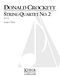 Donald Crockett: String Quartet No. 2: String Quartet: Parts