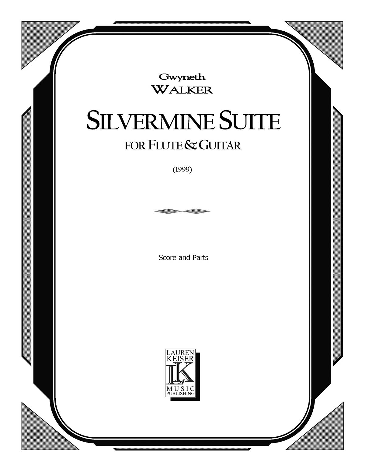 Gwyneth Walker: Silvermine Suite: Cello Ensemble: Score & Parts