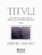 Stephen Hartke: Tituli: Lower Voices and Piano/Organ: Vocal Score