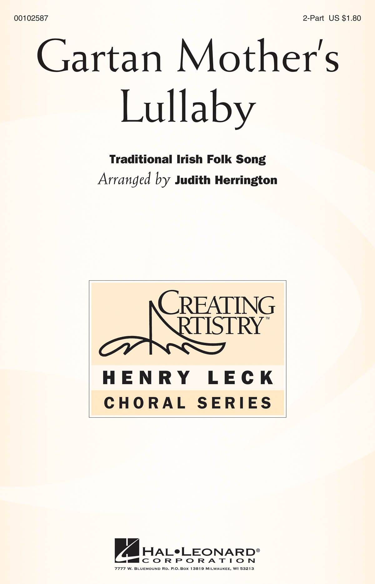 Gartan Mother's Lullaby: Mixed Choir a Cappella: Vocal Score