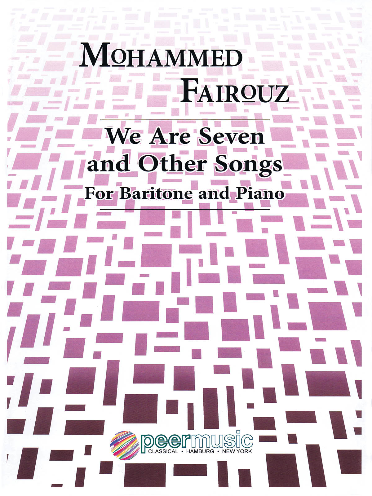 Mohammed Fairouz: We Are Seven and Other Songs: Vocal and Piano: Vocal Album