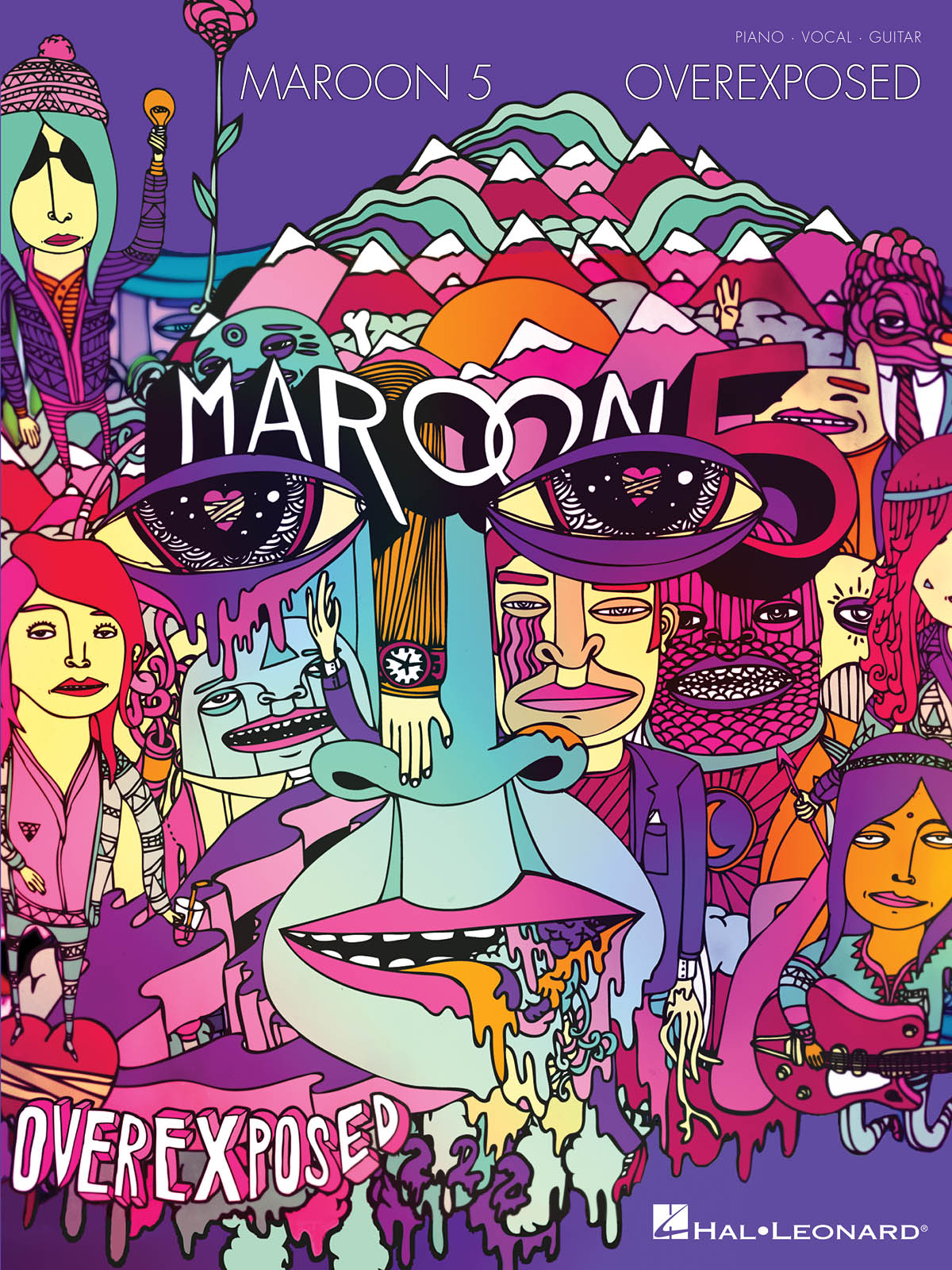 Maroon 5: Maroon 5 - Overexposed: Piano  Vocal and Guitar: Mixed Songbook
