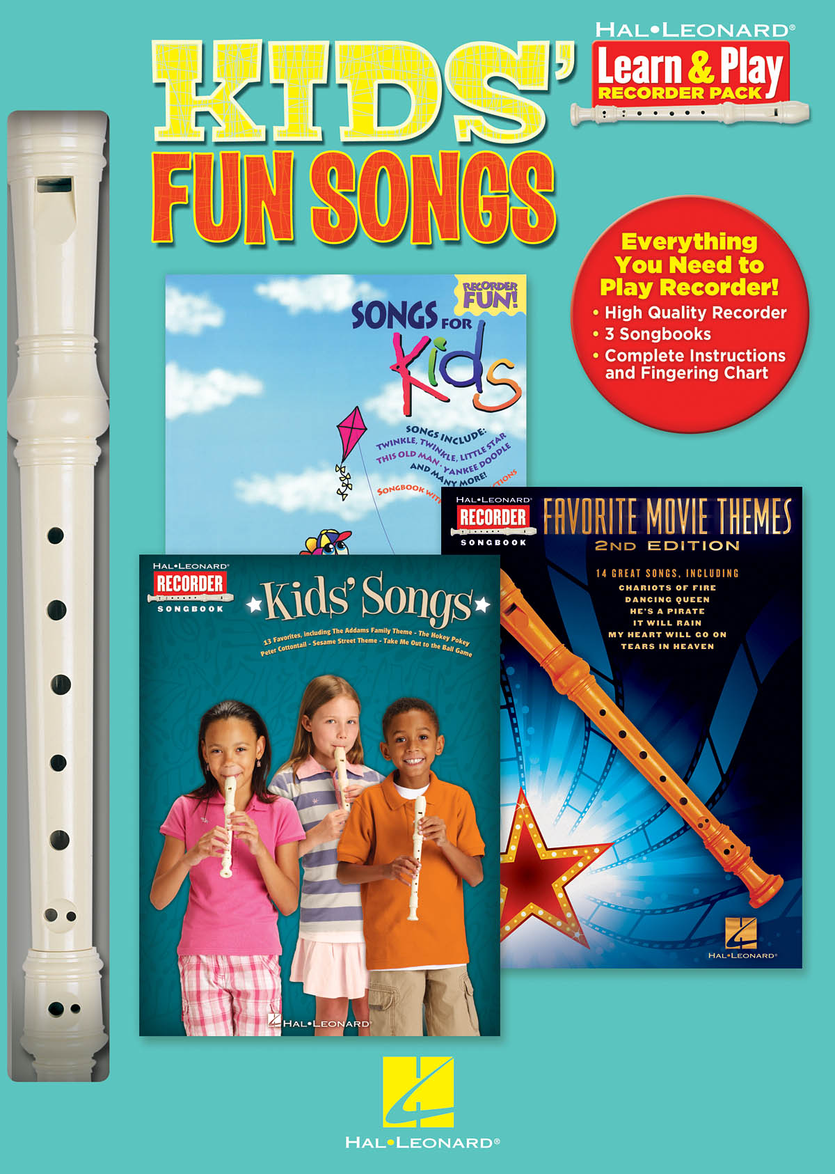 Kids' Fun Songs: Recorder: Instrumental Album