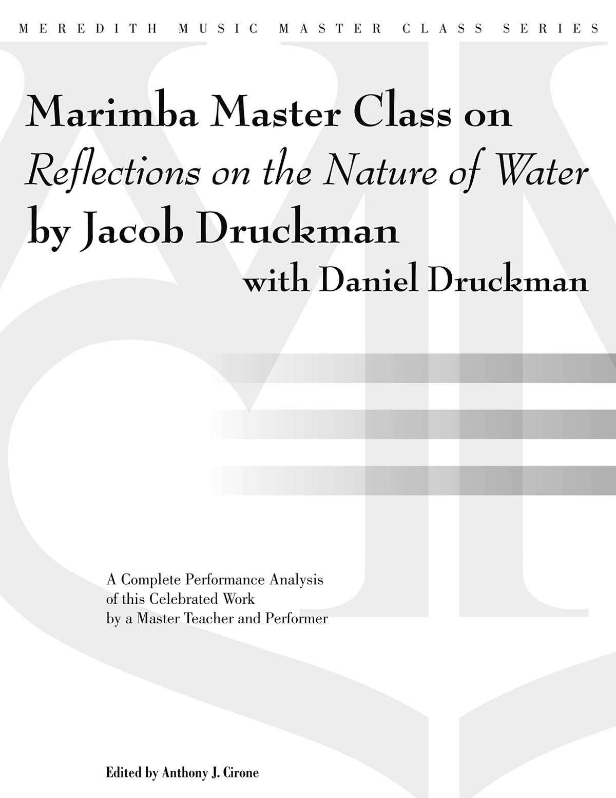 Daniel Druckman Jacob Druckman: Reflections on the nature of Water: Marimba: