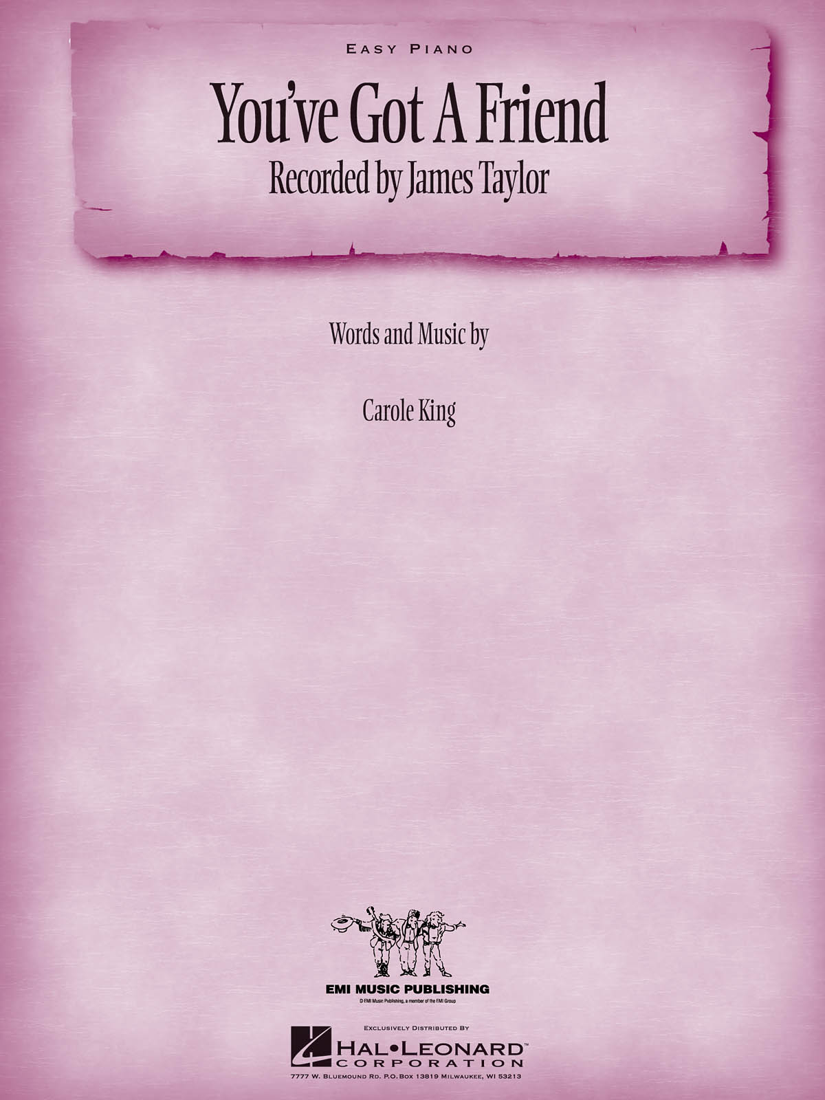 James Taylor: You've Got A Friend: Piano