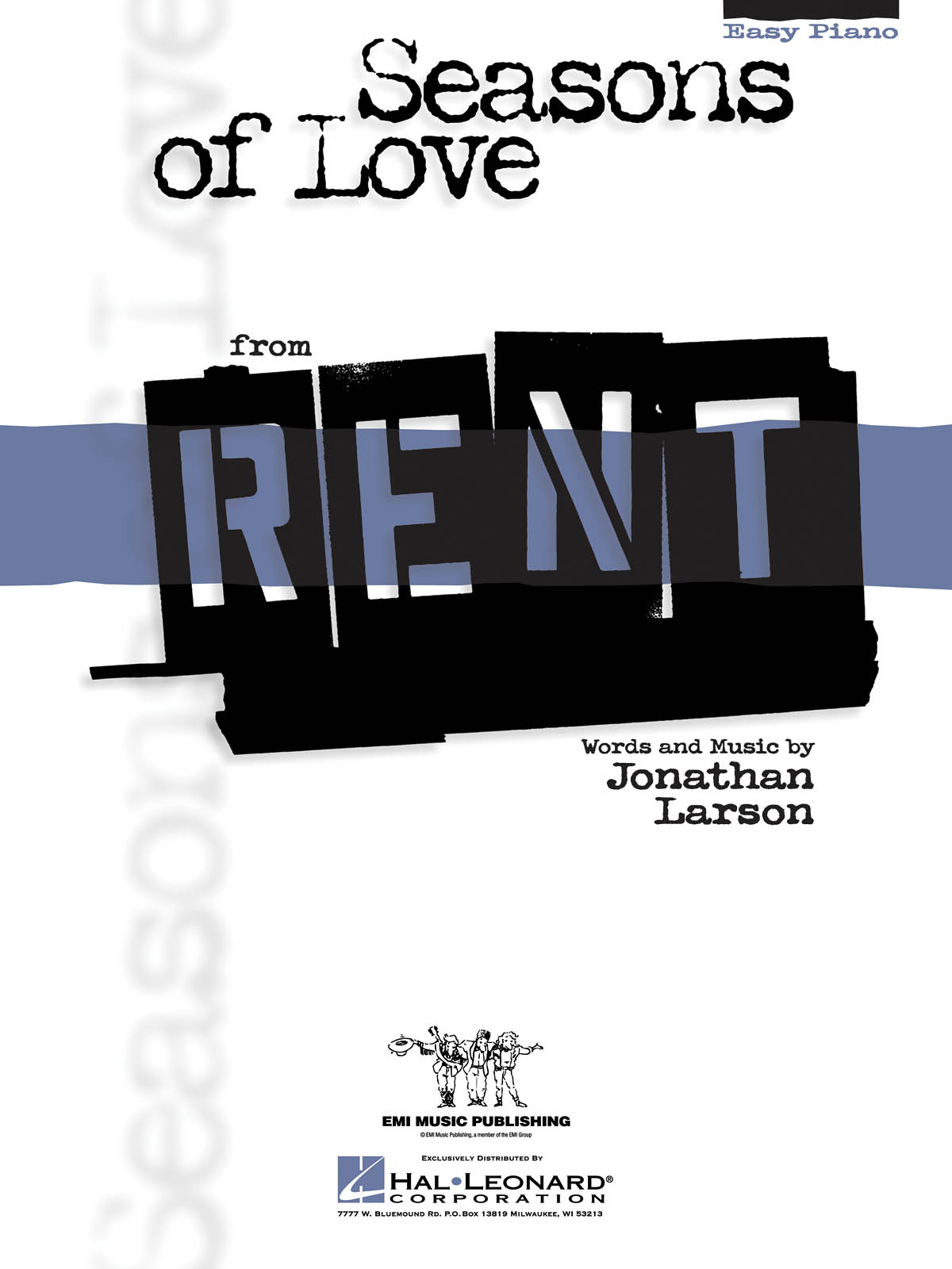 Jonathan Larson: Seasons Of Love Rent: Piano
