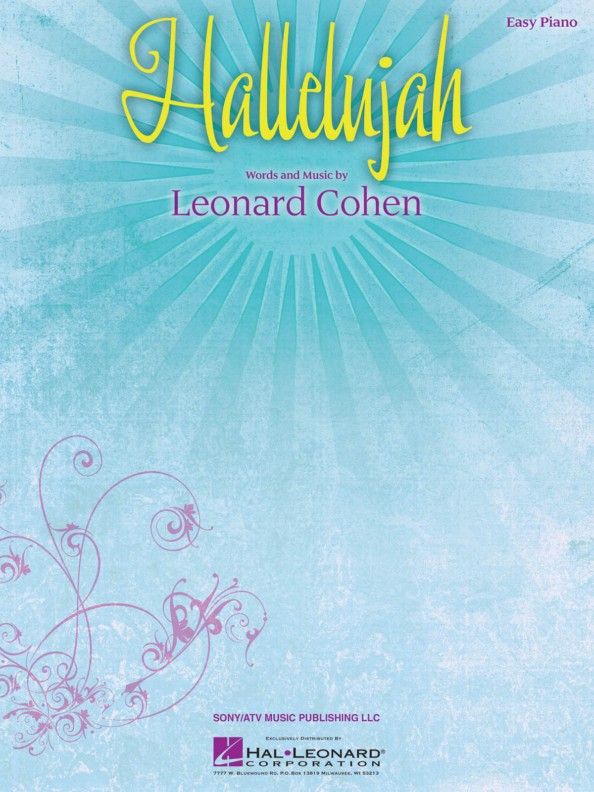 Leonard Cohen: Hallelujah: Easy Piano: Single Sheet