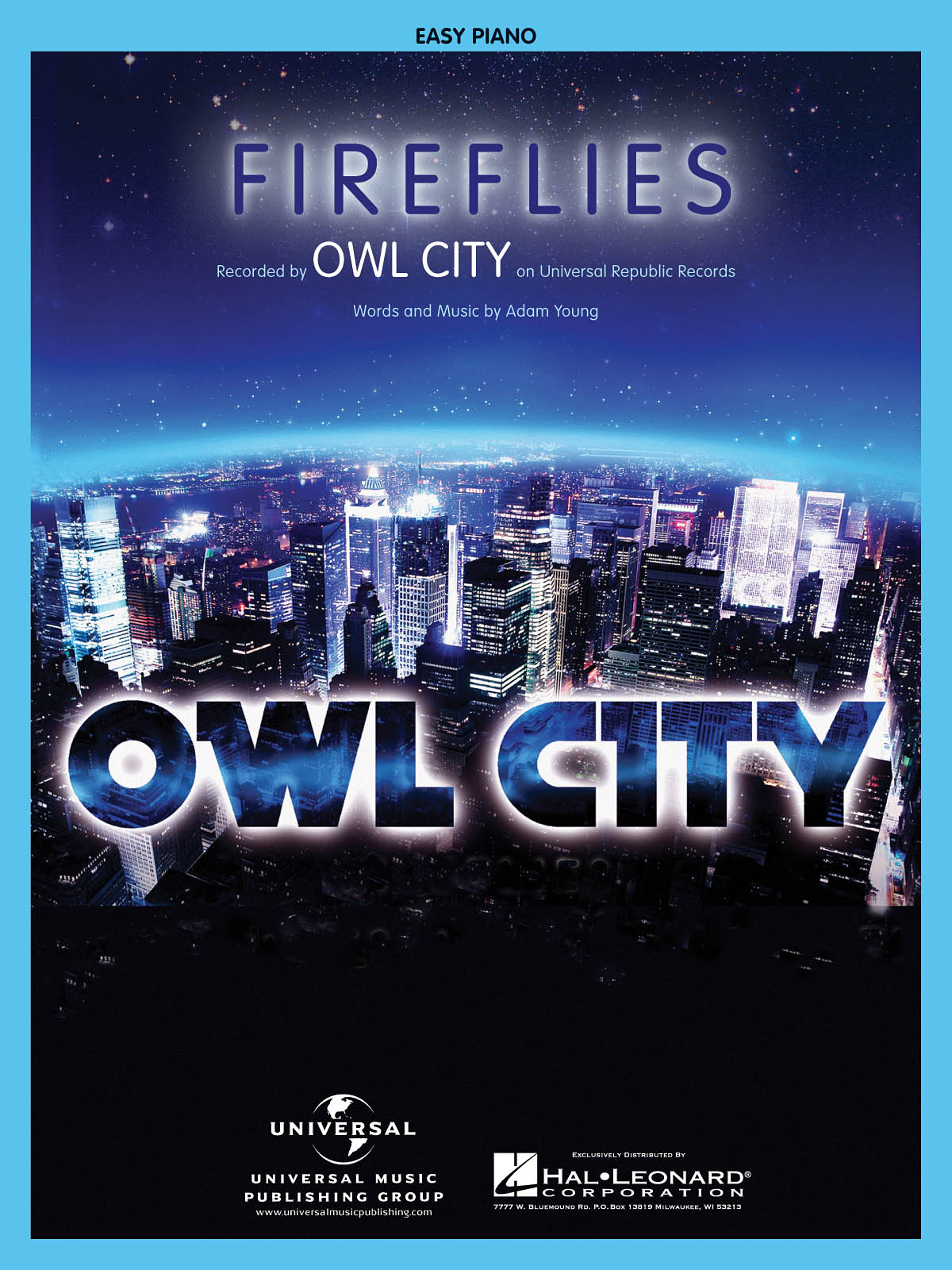 Owl City: Fireflies: Piano