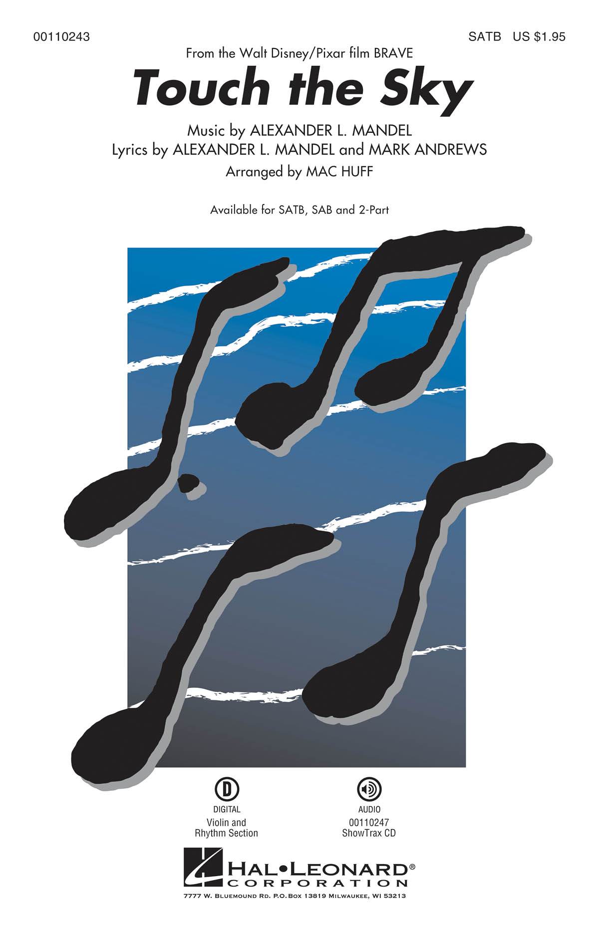 Alexander L. Mandel Mark Andrews: Touch the Sky: Mixed Choir a Cappella: Vocal