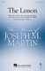 Joseph M. Martin: The Lesson: Mixed Choir a Cappella: Vocal Score