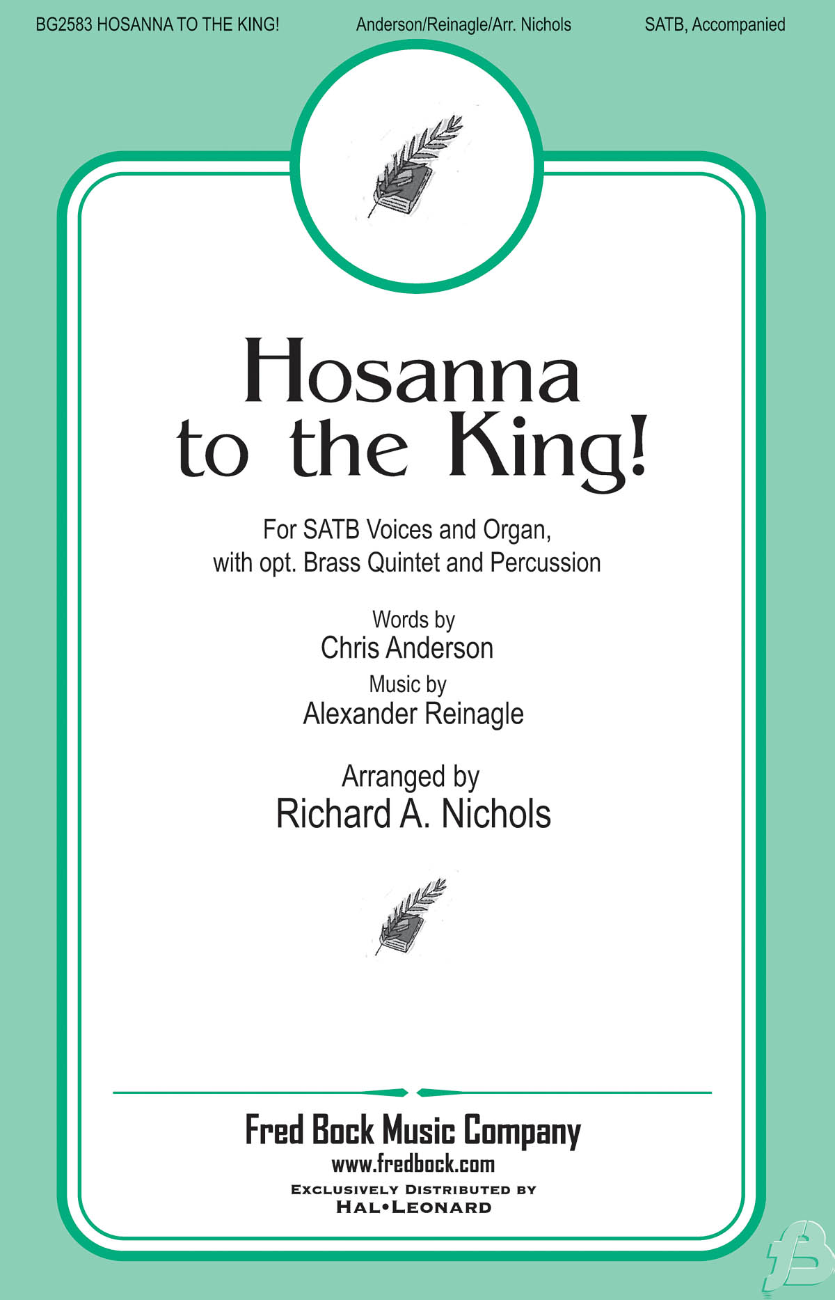 Hosanna to the King: Mixed Choir a Cappella: Vocal Score