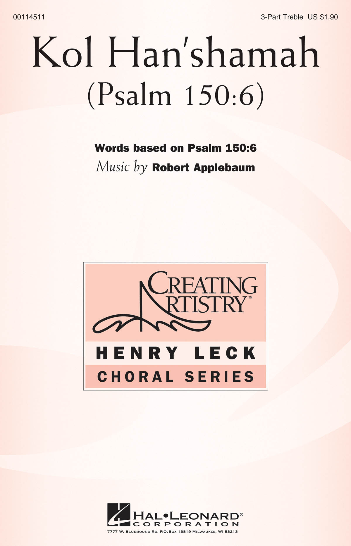 Robert Applebaum: Kol Han'shamah: Mixed Choir a Cappella: Vocal Score