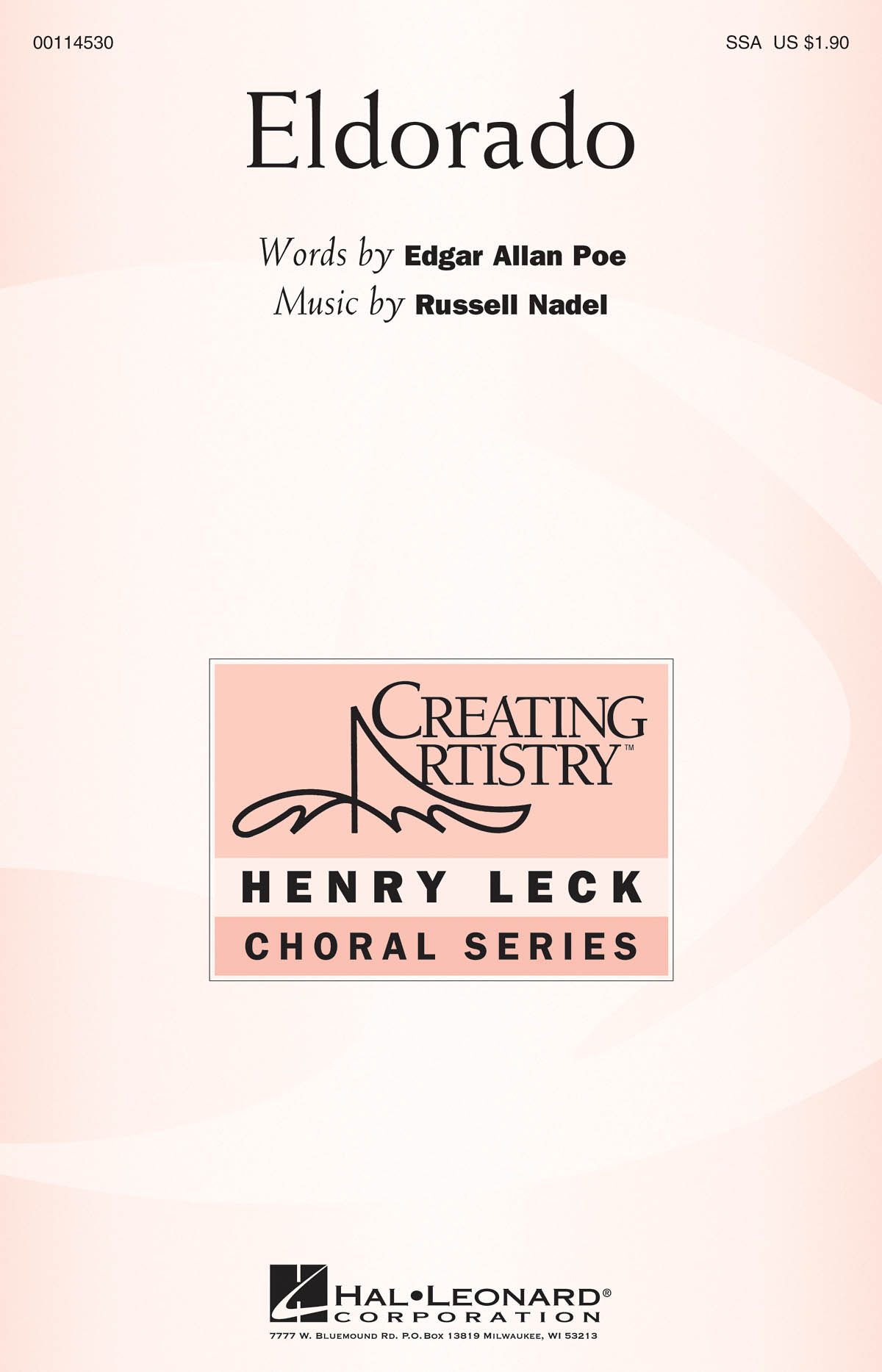 Russell Nadel: Eldorado: Upper Voices a Cappella: Vocal Score