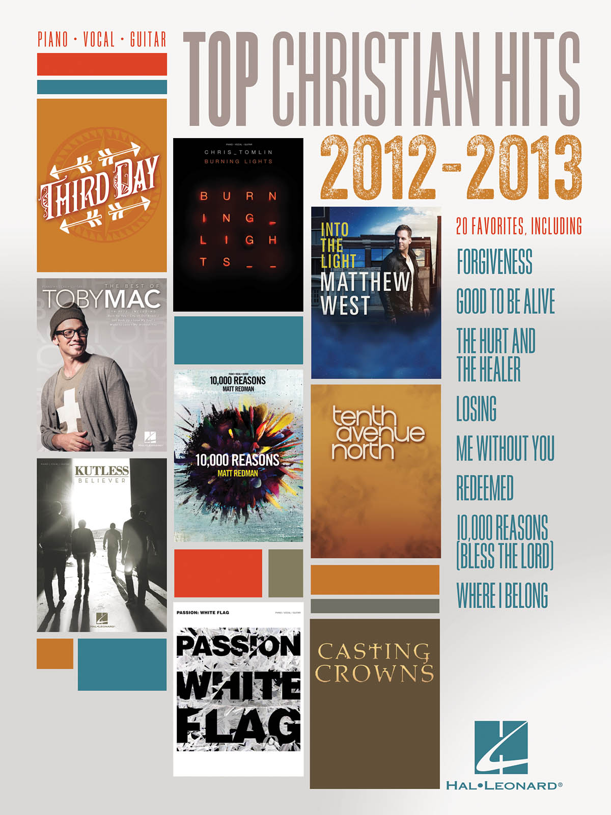 Top Christian Hits of 2012/13: Piano  Vocal and Guitar: Mixed Songbook