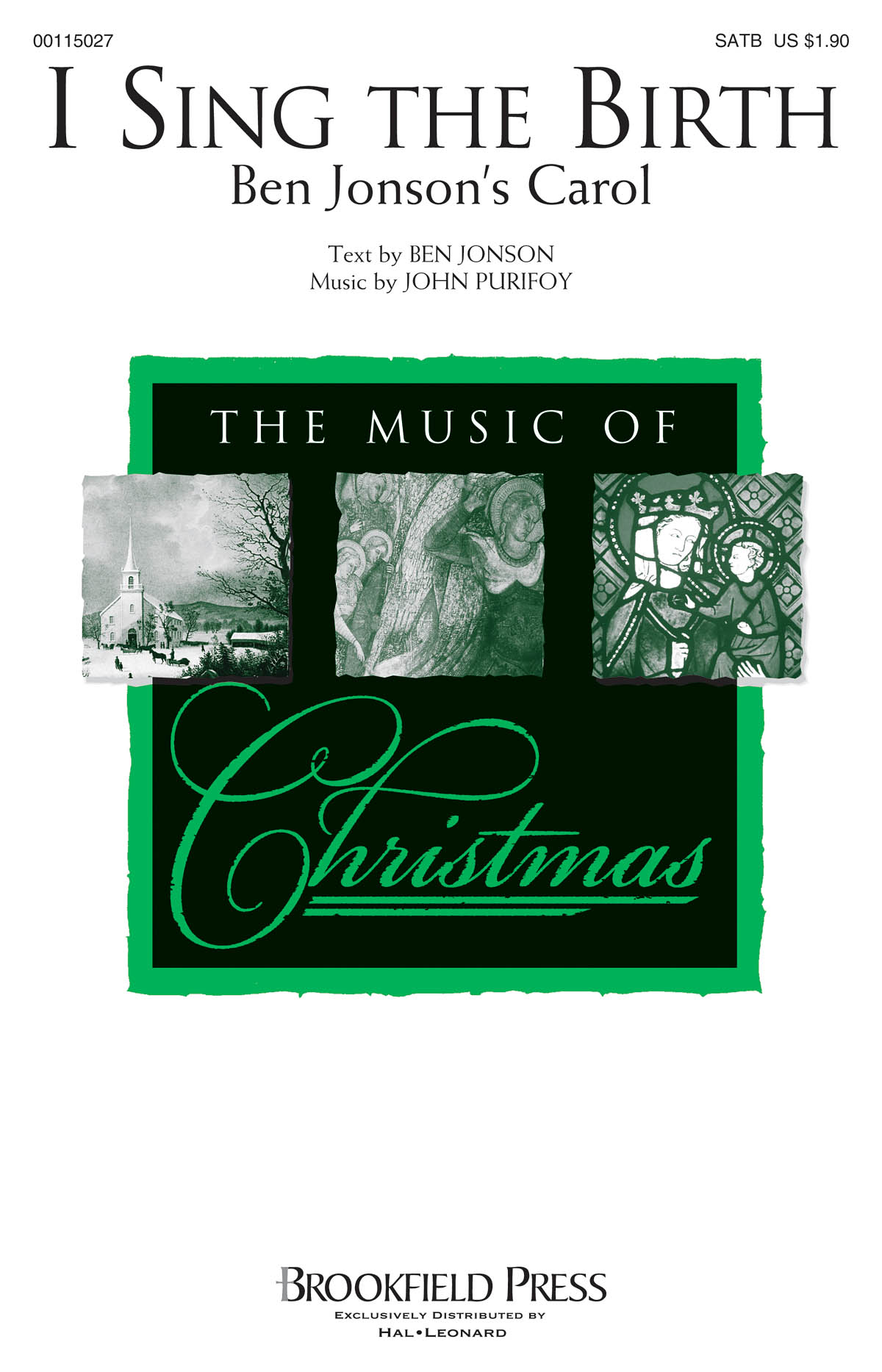 John Purifoy: I Sing the Birth: Mixed Choir a Cappella: Vocal Score