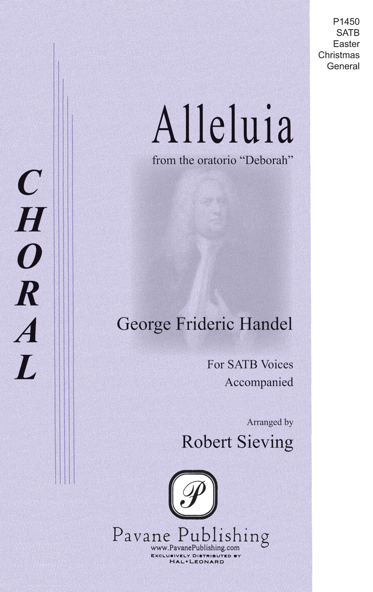 Georg Friedrich Hndel: Alleluia: Mixed Choir a Cappella: Vocal Score