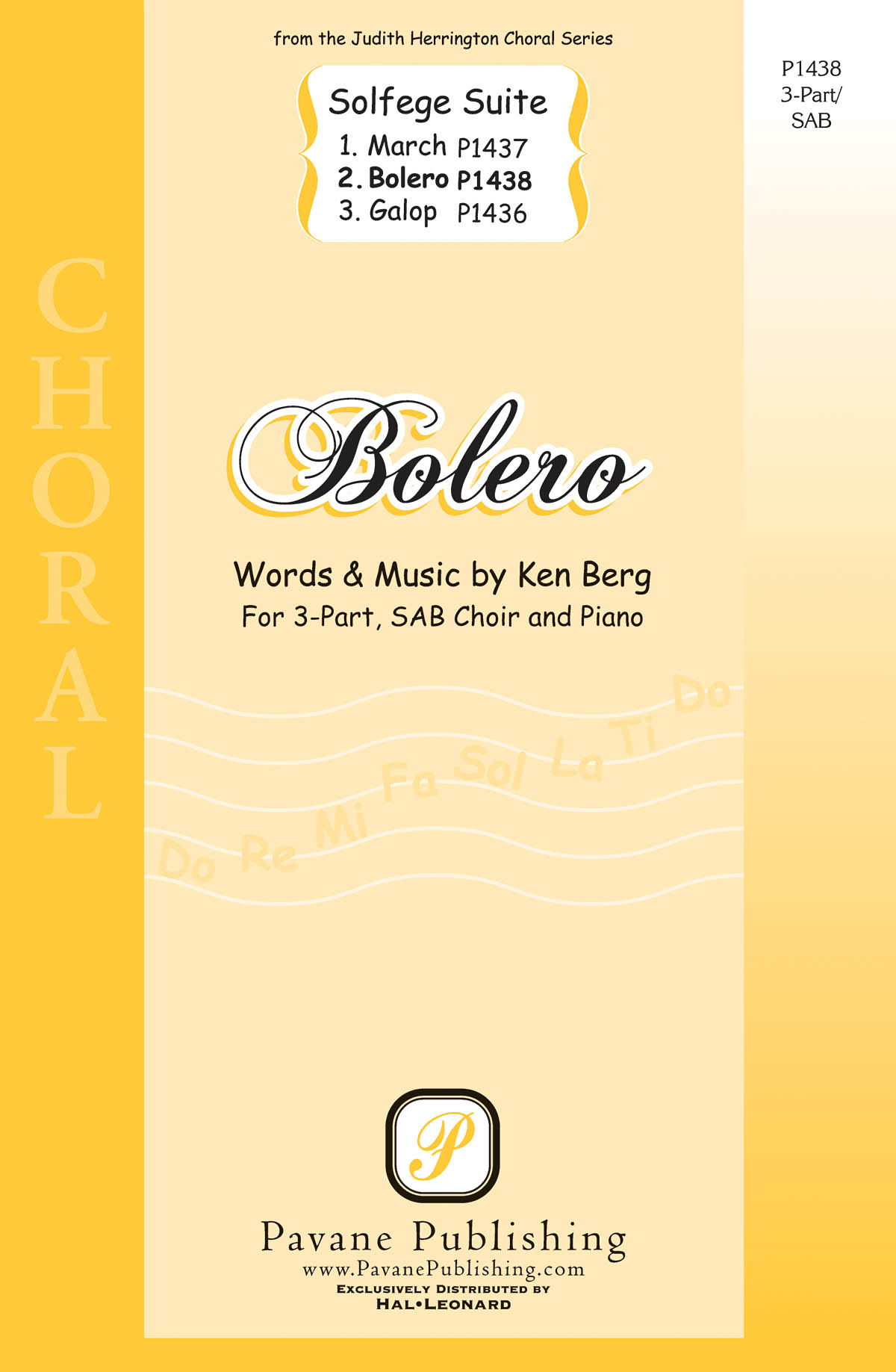 Ken Berg: Bolro: Mixed Choir a Cappella: Vocal Score