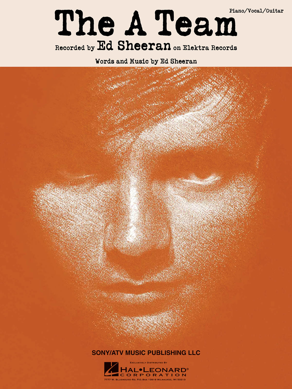 Ed Sheeran: The A Team: Piano  Vocal and Guitar: Mixed Songbook