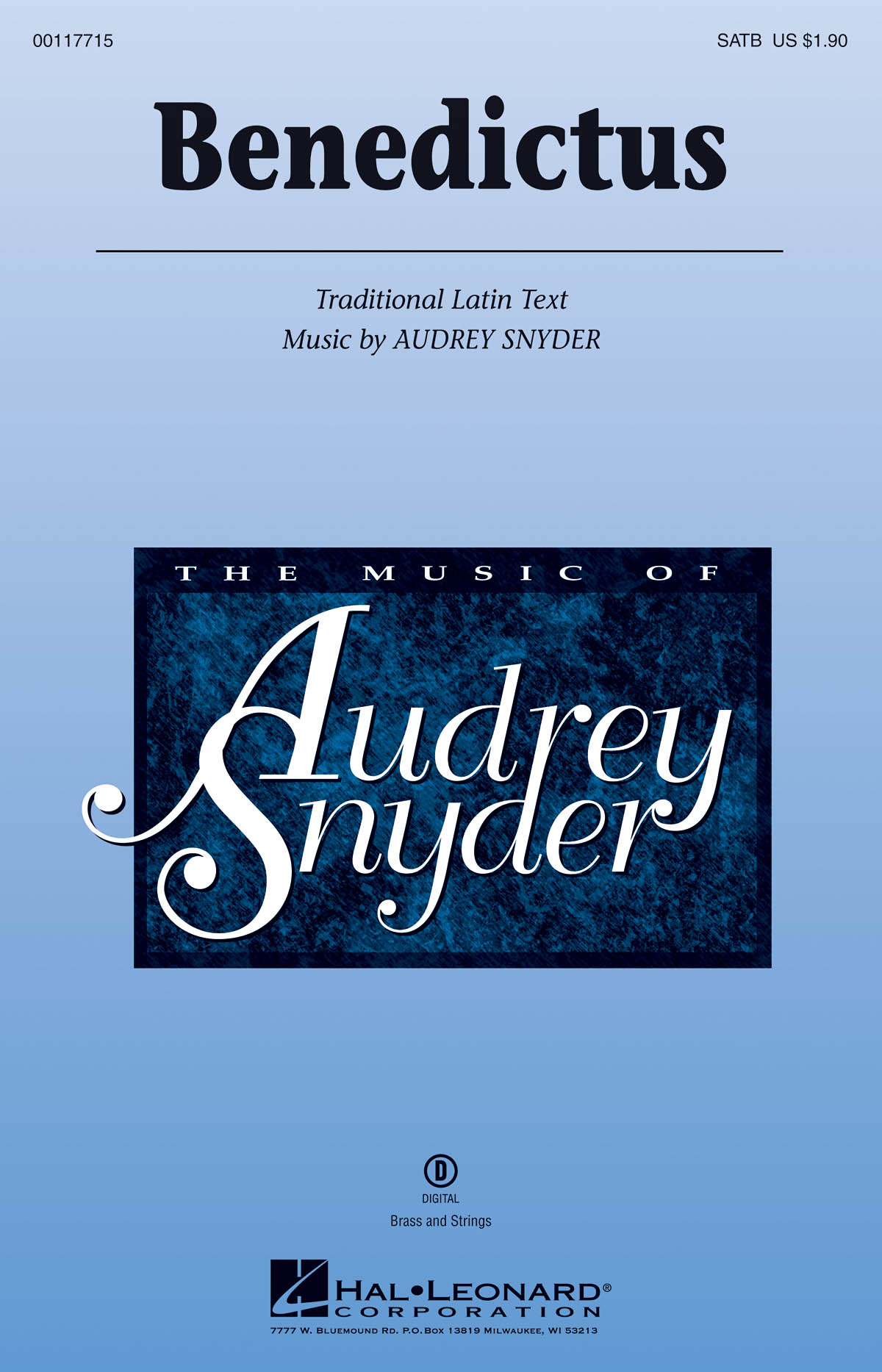 Audrey Snyder: Benedictus: Mixed Choir a Cappella: Vocal Score