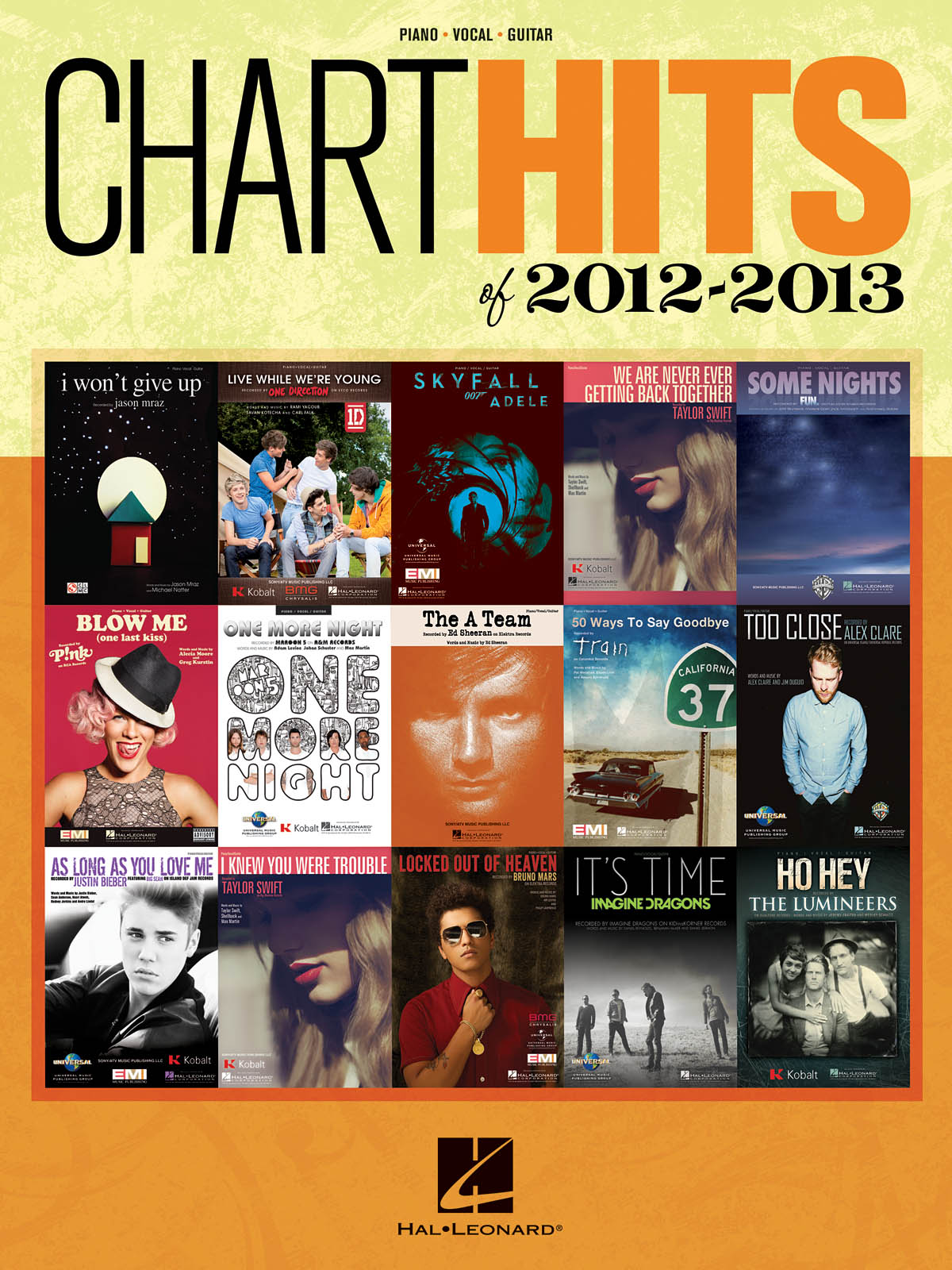 Chart Hits of 2012-2013: Piano  Vocal and Guitar: Vocal Album