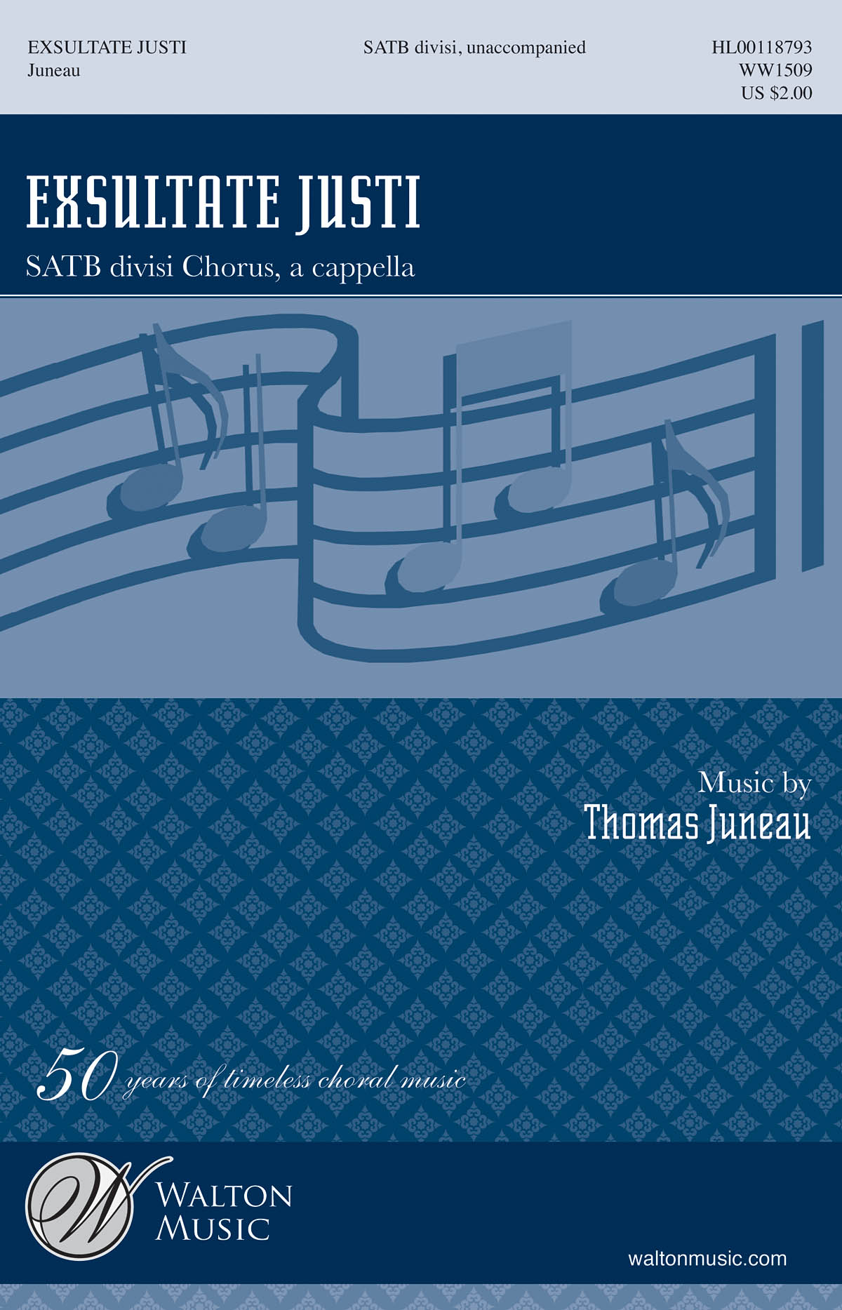 Thomas Juneau: Exsultate Justi: Mixed Choir a Cappella: Vocal Score